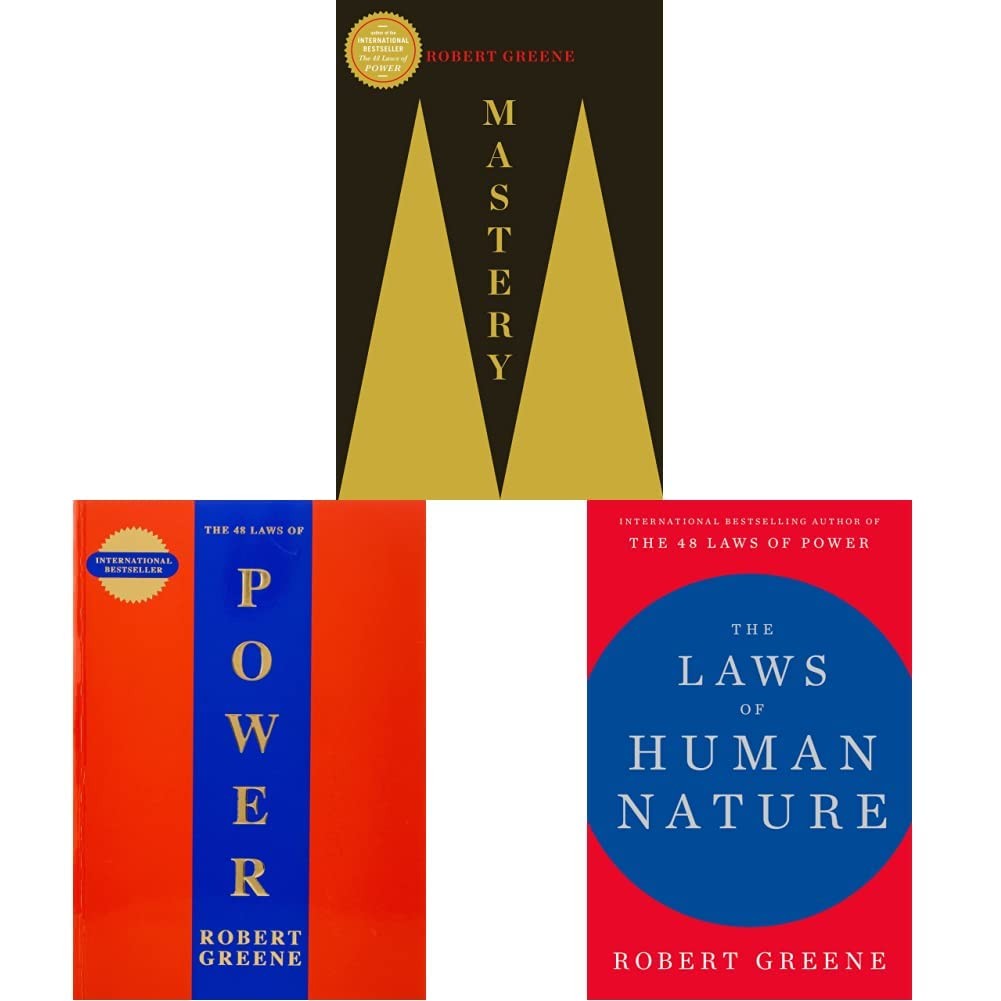 Robert Greene Collection - Mastery, Laws of Human Nature, 48 Laws of Power