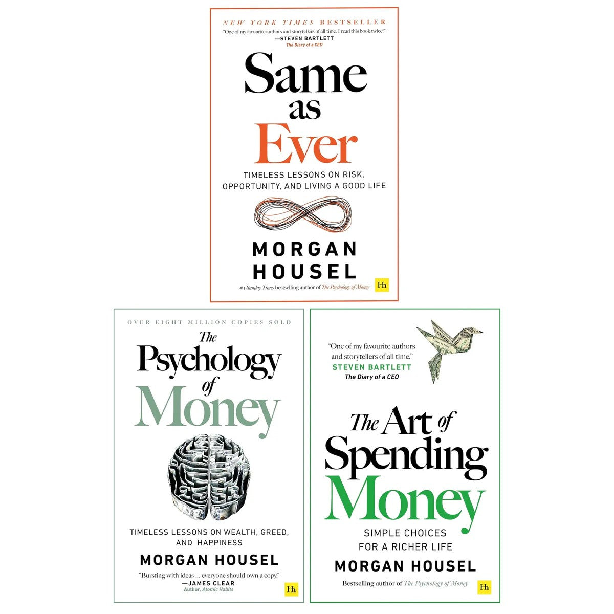 The Psychology Of Money + Same as Ever + The Art of Spending Money by Morgan Housel