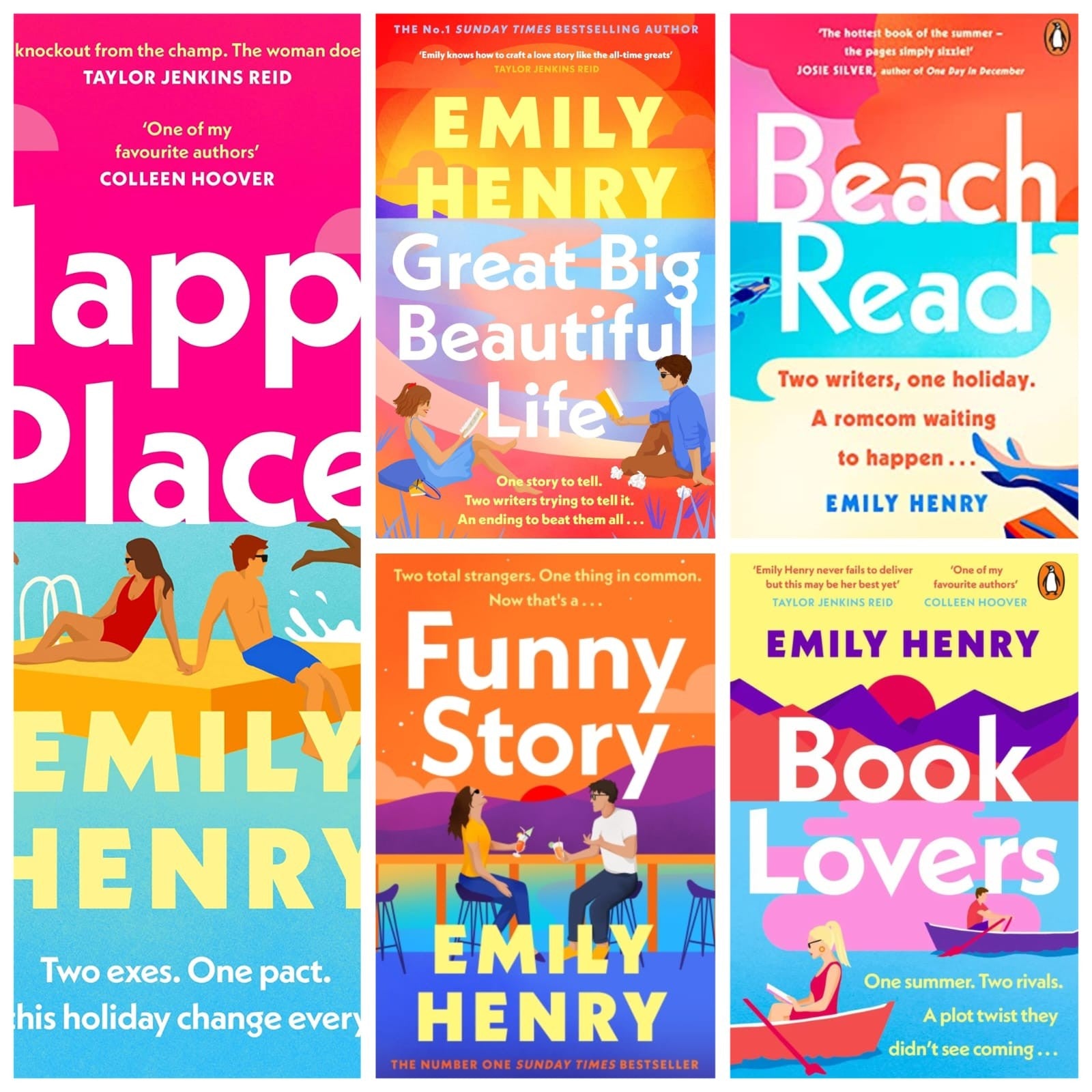 Emily Henry Collection - 5 Books Set
