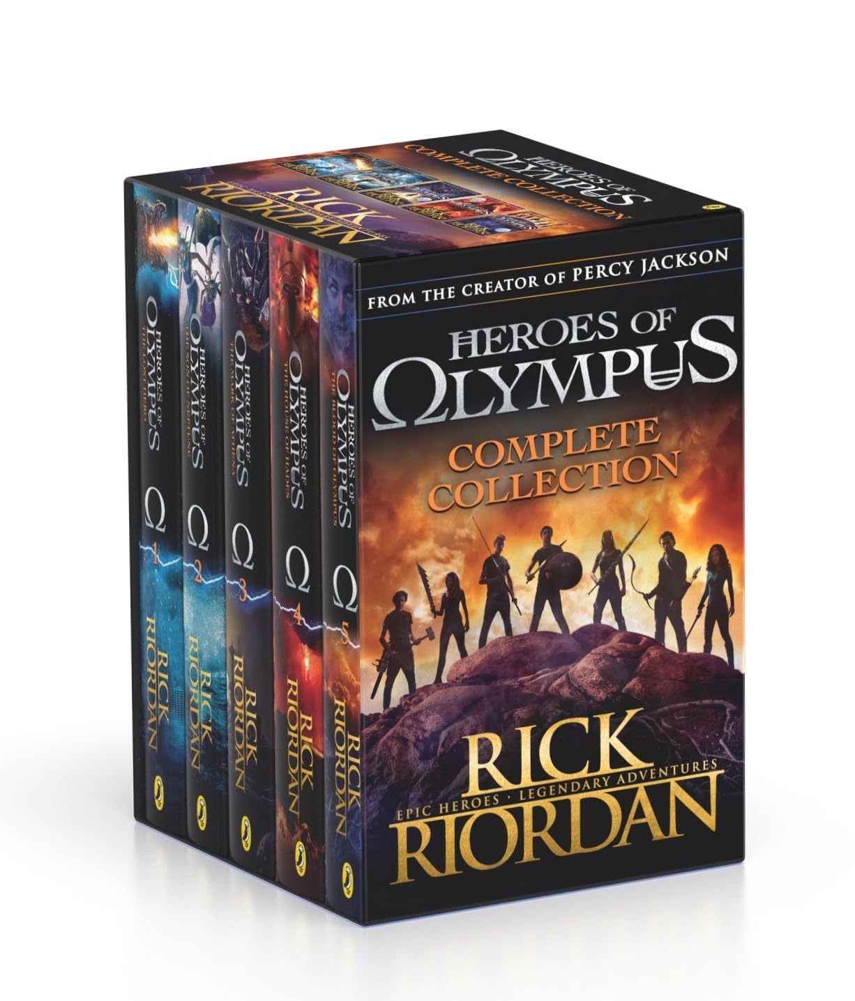 Heroes of Olympus Complete Collection by Rick Riordan
